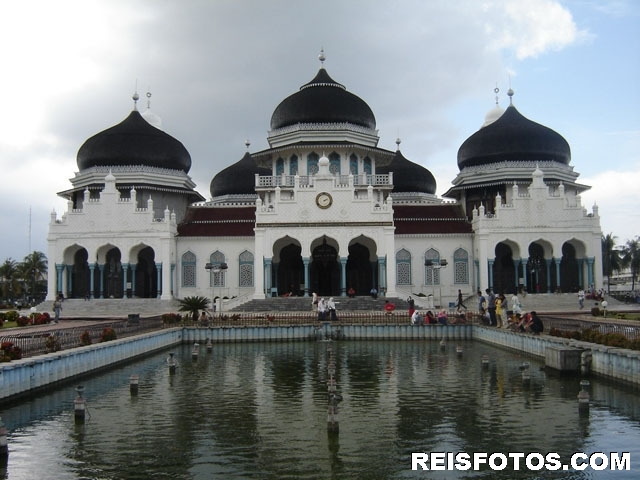La Mezquita Grande, Baiturrahman, Banda Aceh