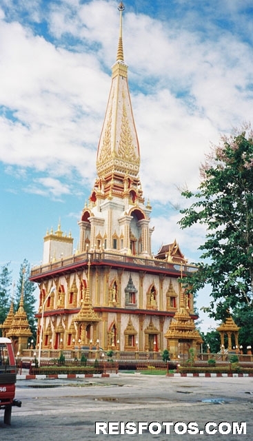 Tempel -Een mooie tempel op Phuket