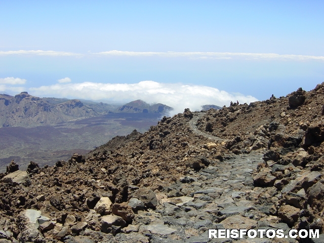 Lavawandelpad op de Teide