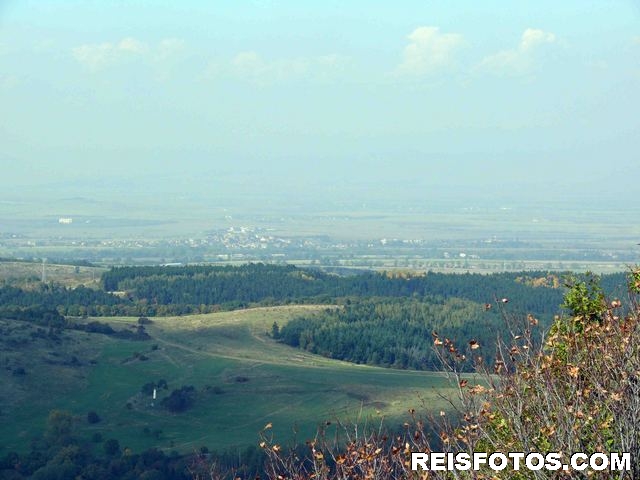 Uitzicht over Sofia