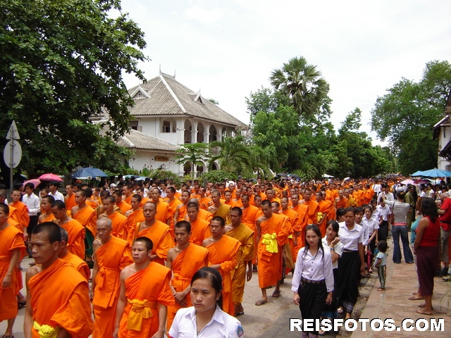 processie funeral chairman of Luang Prabang