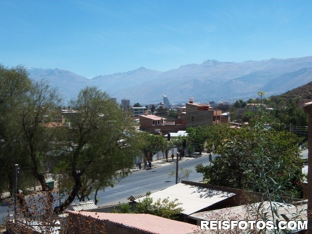 Uitzicht over cochabamba