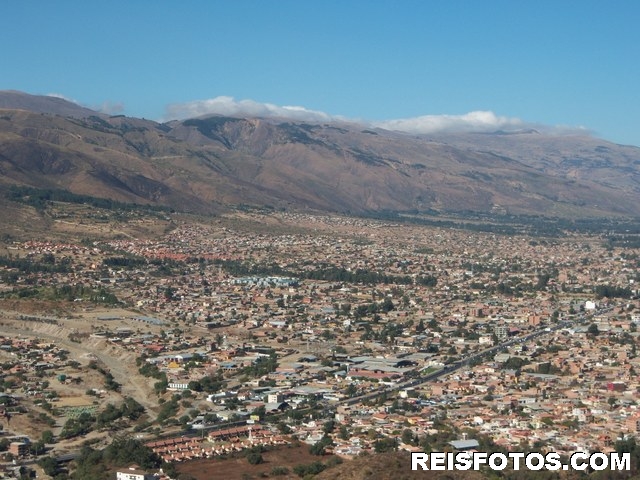 Uitzicht over Cochabamba