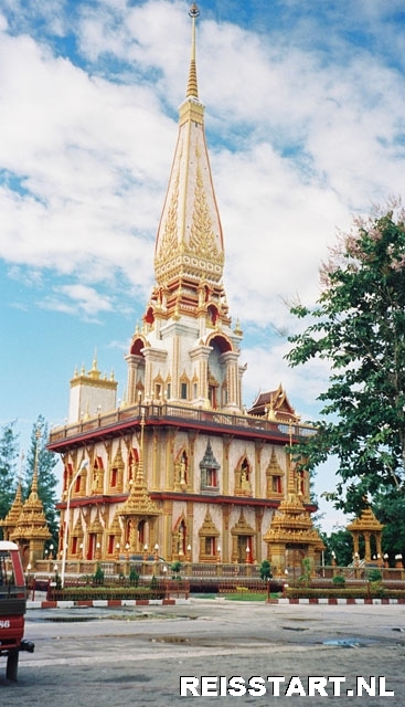 Tempel -Een mooie tempel op Phuket