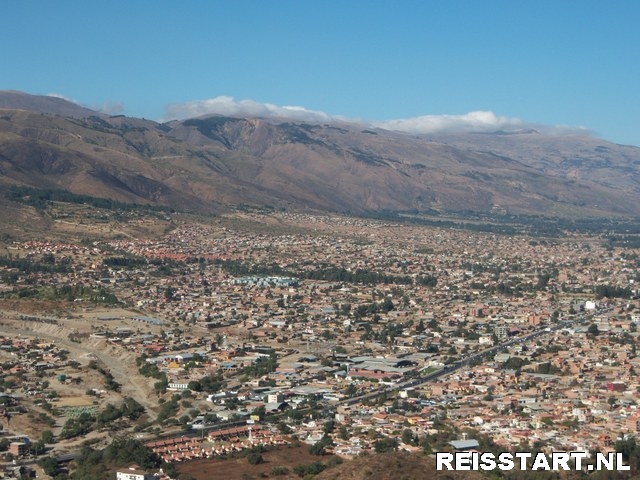 Uitzicht over Cochabamba