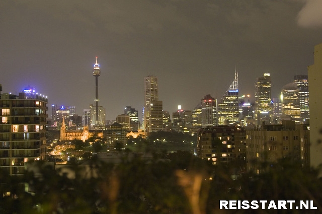 Skyline CBD Sydney by night